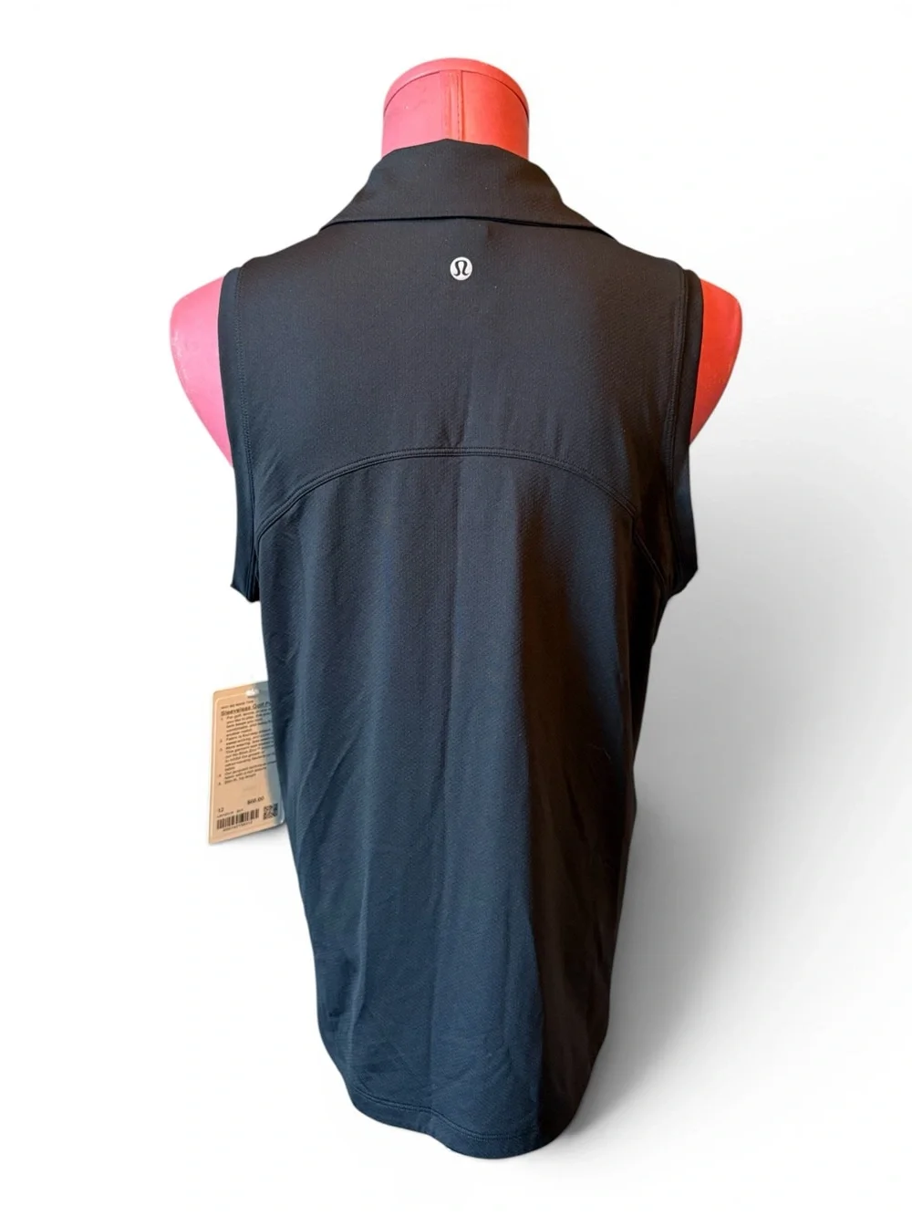 lululemon athletica Sleeveless Polo Tank - Black